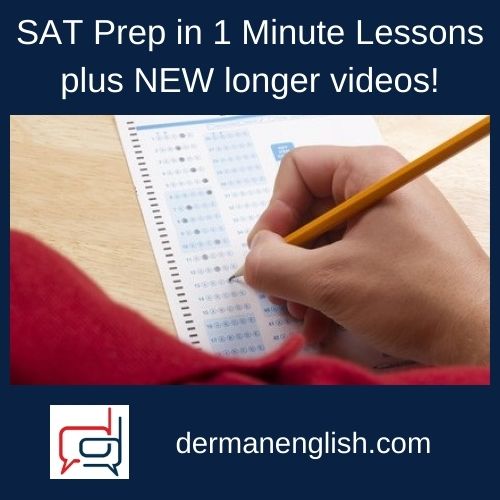 SAT Prep in 1 Minute Lessons plus NEW longer videos! - Marc Hoberman